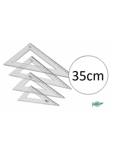 CARTABON ESCOLAR 35 CM FAIBO TRANSPARENTE CON NUMEROS 21335 (20)