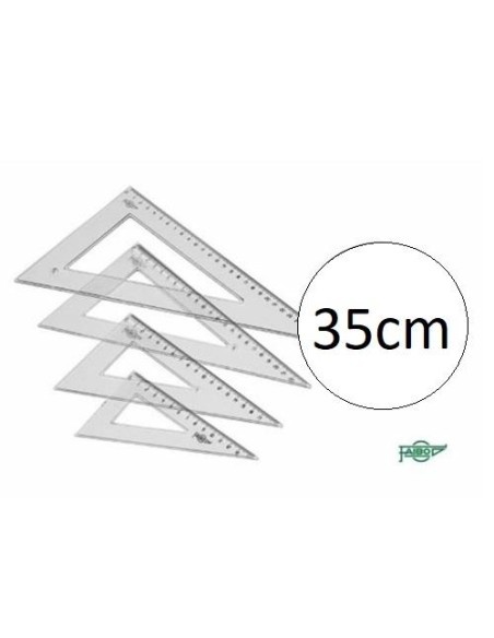 CARTABON ESCOLAR 35 CM FAIBO TRANSPARENTE CON NUMEROS 21335 (20)