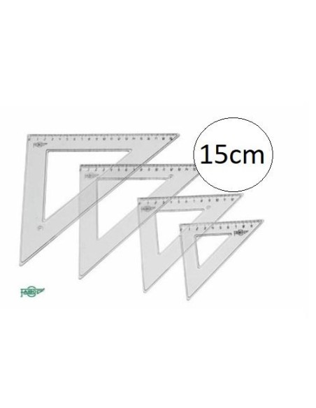 ESCUADRA VERDE 15CM FAIBO 102-15EV