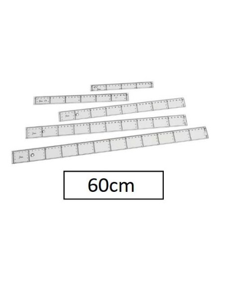 REGLA FAIBO DE 60  PLASTICO 41160  (10)