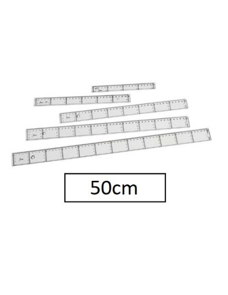 REGLA FAIBO DE 50 PLASTICO  41150 (20)