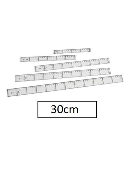 REGLA FAIBO DE 30 PLASTICO  41130 (20)