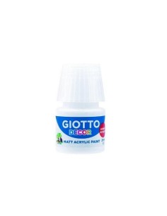 PINTURA GIOTTO  DECOR ACRYLIC 25ML BLANCA FILA 538101
