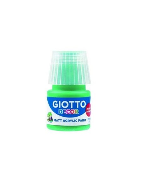 PINTURA GIOTTO  DECOR ACRYLIC 25ML VERDE ESMERALDA FILA F538114