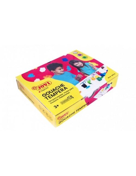 TEMPERA 12 BOTES COLORES SURTIDO JOVI 512