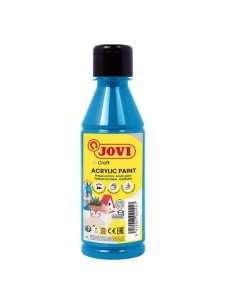 PINTURA ACRILICA JOVI DECOR BOTE DE 250ML AZUL CYAN 68021