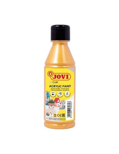 PINTURA ACRILICA JOVI DECOR BOTE DE 250ML ORO 68038