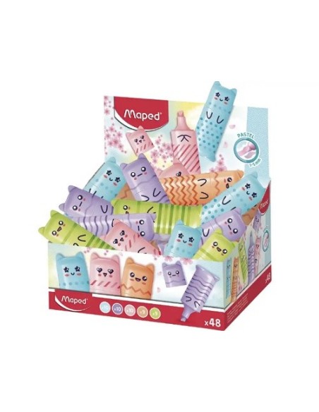 ROTULADOR FLUORESCENTE MINI AZUL PASTEL MAPED 743605 (48)