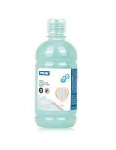 BOTELLA DE TEMPERA  500 ML. VERDE CLARO MILAN 03660