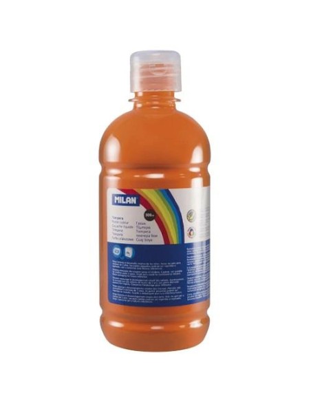 BOTELLA DE TEMPERA 500ML. NARANJA MILAN 03632