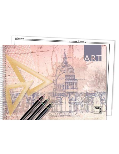 BLOCK DIBUJO Fº MICROPERFORADO 2 TALADROS C/RECUADRO 20H 140 GRAMOS PACSA 18848 (40)