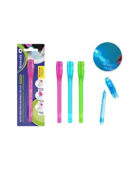 ROTULADOR INVISIBLE DOBLE PUNTA CON LUZ POESSA 331263