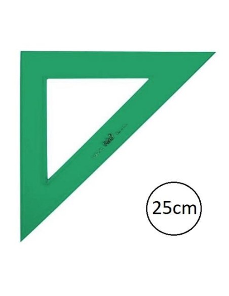 ESCUADRA VERDE SAFTA DE      25CM 8201025 (20)