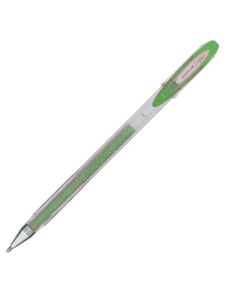 BOLIGRAFO SIGNO PURPURINA VERDE UM-120SP UNIBALL 788901000 (12)