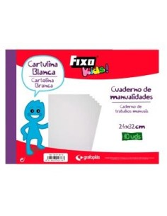BLOCK  10 HOJAS CARTULINAS BLANCAS GRAFOPLAS 00072970