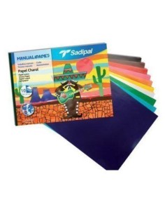BLOCK PAPEL CHAROL COLORES SURTIDOS SADIPAL 05977