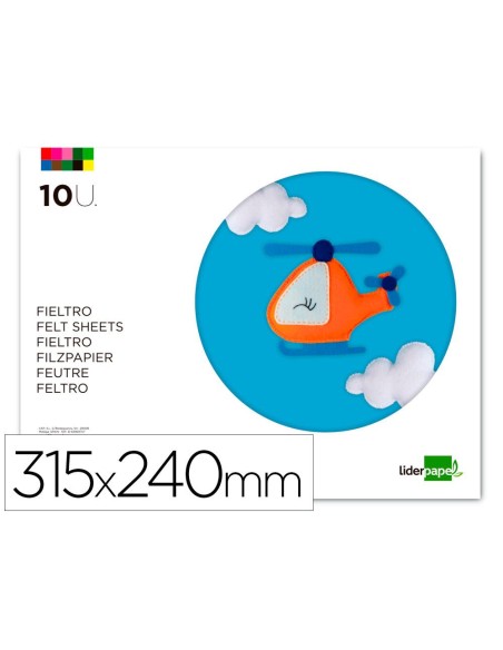 BLOCK TRABAJOS MANUALES  FIELTRO LIDERPAPEL TM11  CSUR 50335