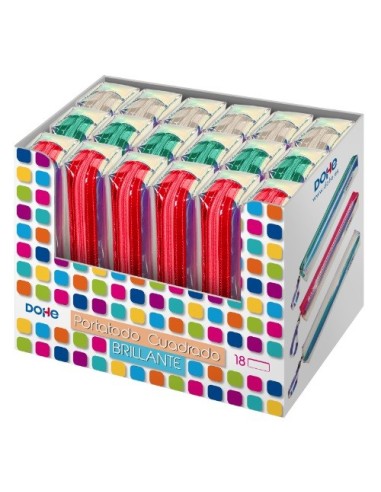 PORTATODO CUADRADO COLORES BRILLANTES DOHE 51086