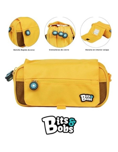 PORTATODO TRIPLE BITS&BOBS AMARILLO  GRAFOPLAS 37543260