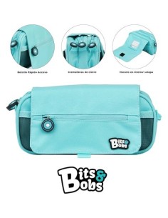 PORTATODO TRIPLE BITS&BOBS AZUL CLARO GRAFOPLAS 37543231
