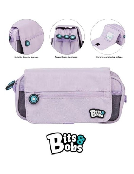 PORTATODO TRIPLE BITS&BOBS LAVANDA GRAFOPLAS 37543264