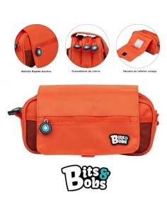 PORTATODO TRIPLE BITS&BOBS NARANJA  GRAFOPLAS 37543252