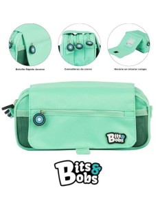 PORTATODO TRIPLE BITS&BOBS VERDE LIMA  GRAFOPLAS 37543226
