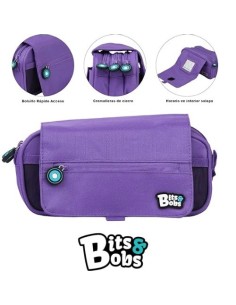 PORTATODO TRIPLE BITS&BOBS VIOLETA  GRAFOPLAS 37543235