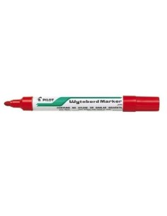 ROTULADOR PIZARRA ROJO  RECARGABLE ALUMINIO PILOT NTMR/ WBMA-TM (6)