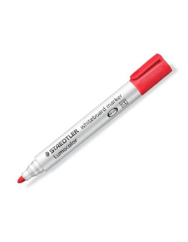 ROTULADOR LUMOCOLOR ROJO PIZARRA BLANCA STAEDTLER 351-2 (10)