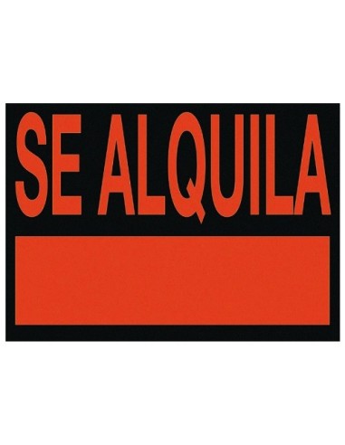 CARTELES SE ALQUILA  50X70 A2000 REF.6161NE