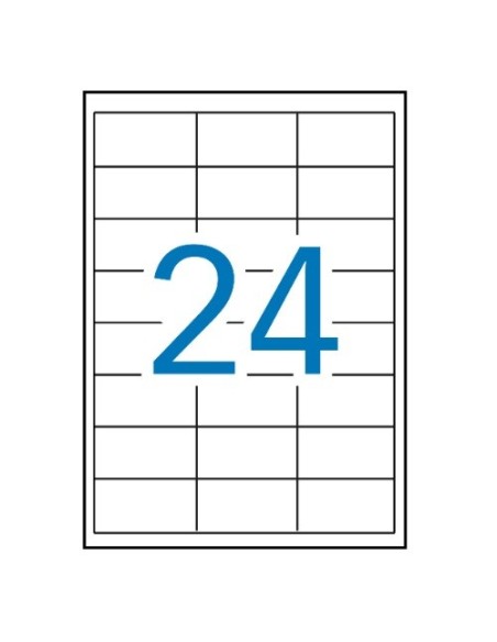 ETIQUETAS APLI 64,6X33,8 CAJA 100H 1263