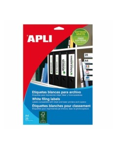 ETIQUETA AZ BLANCA 190X61 25H APLI 1233