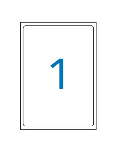 ETIQUETAS APLI 199.6 X 289.1 MM CANTOS ROMOS CAJA 100H  2412