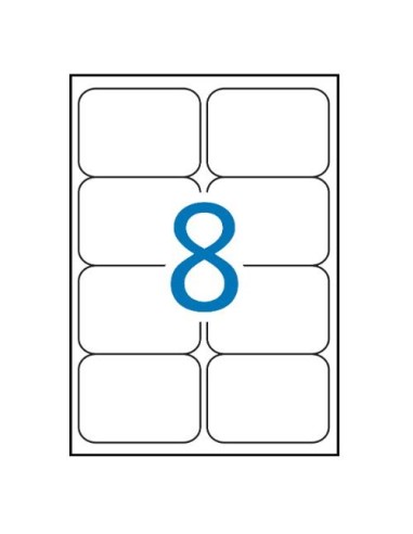 ETIQUETAS APLI 99,1X67,7 CANTOS ROMOS CAJA  100H  2420