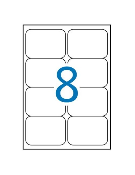 ETIQUETAS APLI 99,1X67,7 CANTOS ROMOS CAJA  100H  2420