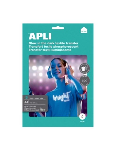 ETIQUETA TRANSFER BRILLANTE APLI 10248