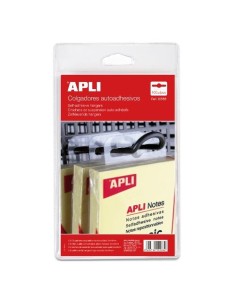 COLGADORES AUTOADHESIVOS 34X48 100 UDES APLI 10586