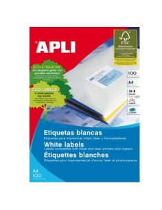 ETIQUETAS APLI BLANCA 175 X 135 CAJA 100H 11659