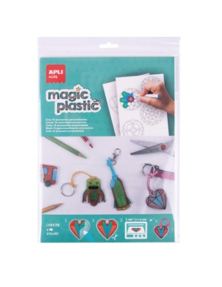 BLISTER PLASTICO MAGICO TRANSPARENTE  MAGIC PLASTIC APLI 15175