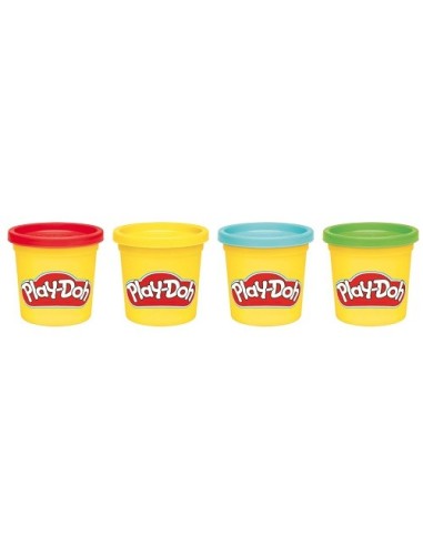 MINI PACK 4 BOTES PASTA MODELABLE PLAY-DOH  COLORES SURTIDOS AZE 23241EU4