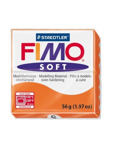 PASTA FIMO SOFT NARANJA TRANSLUCIDO Nº404 STAEDTLER