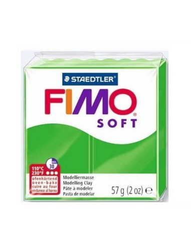 PASTA FIMO SOFT VERDE TRANSLUCIDO Nº504 STAEDTLER