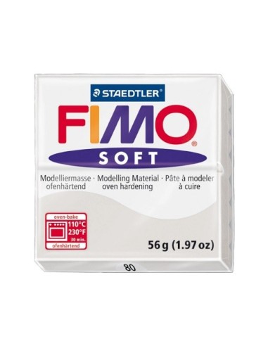 PASTA FIMO SOFT GRIS Nº80 STAEDTLER