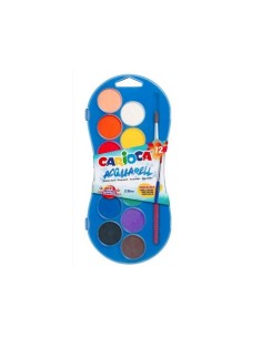 ACUARELAS 12 COLORES AQUARELLI CARIOCA 42404
