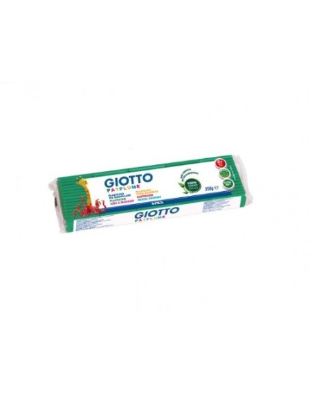 PLASTILINA GIOTTO PATPLUME 350GRS VERDE OSCURO FILA 510104