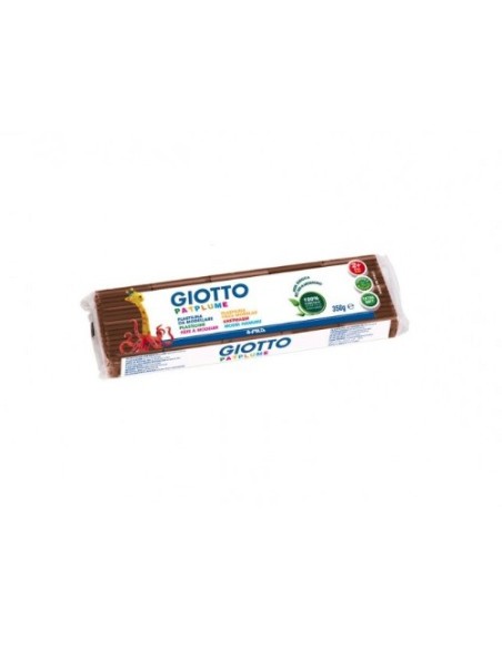 PLASTILINA GIOTTO PATPLUME 350GRS MARRON FILA 510106