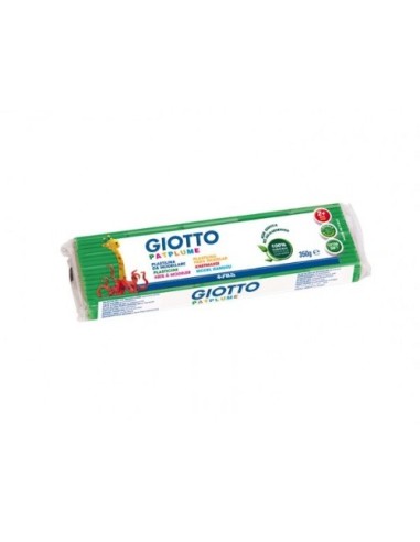 PLASTILINA GIOTTO PATPLUME 350GRS VERDE CLARO FILA 510108