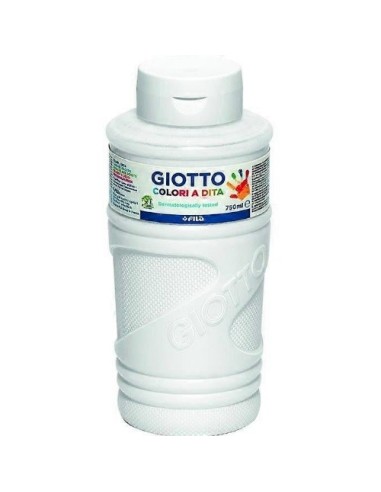 PINTURA DE DEDOS BOTE DE 750 ML. GIOTTO BEBÉ BLANCA   FILA 536001/ F472901
