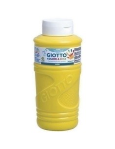 PINTURA DE DEDOS BOTE 750 ML GIOTTO BEBÉ  AMARILLA FILA 536002/F472902
